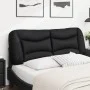 Cabecero de cama acolchado cuero sintético negro 140 cm de , Cabeceros y pies de cama - Ref: Foro24-374583, Precio: 86,71 €, ...