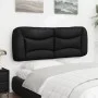 Cabecero de cama acolchado cuero sintético negro 140 cm de , Cabeceros y pies de cama - Ref: Foro24-374583, Precio: 86,71 €, ...