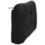 Cabecero de cama acolchado cuero sintético negro 140 cm de , Cabeceros y pies de cama - Ref: Foro24-374583, Precio: 86,71 €, ...