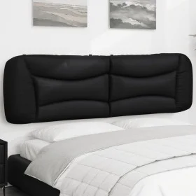 Gepolstertes Bettkopfteil aus schwarzem Kunstleder, 180 cm von , Kopf- und Fußteile - Ref: Foro24-374607, Preis: 77,90 €, Rab...