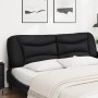 Gepolstertes Bettkopfteil aus schwarzem Kunstleder, 180 cm von , Kopf- und Fußteile - Ref: Foro24-374607, Preis: 78,54 €, Rab...