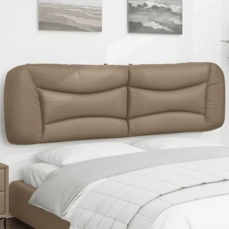 Gepolstertes Bettkopfteil aus Cappuccino-Kunstleder, 180 cm von , Kopf- und Fußteile - Ref: Foro24-374611, Preis: 76,88 €, Ra...