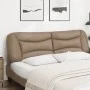 Gepolstertes Bettkopfteil aus Cappuccino-Kunstleder, 180 cm von , Kopf- und Fußteile - Ref: Foro24-374611, Preis: 76,88 €, Ra...