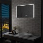Badezimmerspiegel mit LED, Berührungssensor und Uhr 100x60 cm von vidaXL, Spiegel - Ref: Foro24-144739, Preis: 134,70 €, Raba...