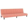 Sofá cama de 2 plazas terciopelo rosa de , Sofás - Ref: Foro24-375767, Precio: 241,41 €, Descuento: %