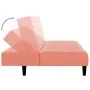 Sofá cama de 2 plazas terciopelo rosa de , Sofás - Ref: Foro24-375767, Precio: 241,41 €, Descuento: %