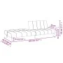 Sofá cama de 2 plazas terciopelo rosa de , Sofás - Ref: Foro24-375767, Precio: 241,41 €, Descuento: %