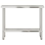 Küchenarbeitstisch aus Edelstahl 110x55x85 cm von , Wiederherstellung - Ref: Foro24-376455, Preis: 149,75 €, Rabatt: %