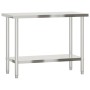 Küchenarbeitstisch aus Edelstahl 110x55x85 cm von , Wiederherstellung - Ref: Foro24-376455, Preis: 149,75 €, Rabatt: %