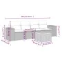 Garden sofa set with cushions 5 pieces beige synthetic rattan by , Garden sets - Ref: Foro24-3225324, Price: 314,82 €, Discou...