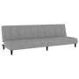2-Sitzer-Schlafsofa aus hellgrauem Samt von , Sofas - Ref: Foro24-375763, Preis: 244,98 €, Rabatt: %