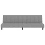 2-Sitzer-Schlafsofa aus hellgrauem Samt von , Sofas - Ref: Foro24-375763, Preis: 244,98 €, Rabatt: %