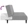 2 seater light gray velvet sofa bed by , Sofas - Ref: Foro24-375763, Price: 231,15 €, Discount: %