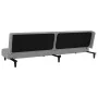 2-Sitzer-Schlafsofa aus hellgrauem Samt von , Sofas - Ref: Foro24-375763, Preis: 244,98 €, Rabatt: %