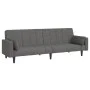 2-seater sofa bed with two pillows in light gray fabric by , Sofas - Ref: Foro24-375833, Price: 281,59 €, Discount: %