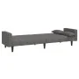 2-seater sofa bed with two pillows in light gray fabric by , Sofas - Ref: Foro24-375833, Price: 281,59 €, Discount: %