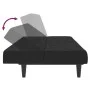 2-Sitzer-Schlafsofa aus schwarzem Samt von , Sofas - Ref: Foro24-375844, Preis: 238,47 €, Rabatt: %
