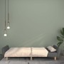 2 seater sofa bed light gray fabric by , Sofas - Ref: Foro24-375852, Price: 274,80 €, Discount: %