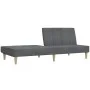 2 seater sofa bed light gray fabric by , Sofas - Ref: Foro24-375865, Price: 238,89 €, Discount: %