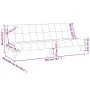 2-Sitzer-Schlafsofa aus hellgrauem Stoff von , Sofas - Ref: Foro24-375865, Preis: 238,89 €, Rabatt: %