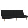 Sofá cama de 2 plazas tela negro de , Sofás - Ref: Foro24-375867, Precio: 236,26 €, Descuento: %