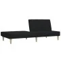 2-Sitzer-Schlafsofa aus schwarzem Stoff von , Sofas - Ref: Foro24-375867, Preis: 232,15 €, Rabatt: %