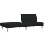 Sofá cama de 2 plazas tela negro de , Sofás - Ref: Foro24-375867, Precio: 236,26 €, Descuento: %