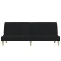 2-Sitzer-Schlafsofa aus schwarzem Stoff von , Sofas - Ref: Foro24-375867, Preis: 232,15 €, Rabatt: %