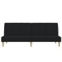 Sofá cama de 2 plazas tela negro de , Sofás - Ref: Foro24-375867, Precio: 236,26 €, Descuento: %