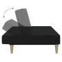 2-Sitzer-Schlafsofa aus schwarzem Stoff von , Sofas - Ref: Foro24-375867, Preis: 232,15 €, Rabatt: %