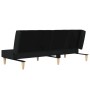 Sofá cama de 2 plazas tela negro de , Sofás - Ref: Foro24-375867, Precio: 236,26 €, Descuento: %