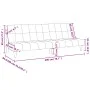 2-Sitzer-Schlafsofa aus schwarzem Stoff von , Sofas - Ref: Foro24-375867, Preis: 232,15 €, Rabatt: %