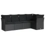 5-teiliges Gartenmöbel-Set und schwarze synthetische Rattankissen von , Gartensets - Ref: Foro24-3217595, Preis: 342,07 €, Ra...