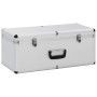 Storage boxes 3 units silver aluminum by vidaXL, Toolboxes - Ref: Foro24-91852, Price: 213,78 €, Discount: %
