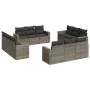12-piece garden sofa set with gray synthetic rattan cushions by , Garden sets - Ref: Foro24-3218760, Price: 845,17 €, Discoun...
