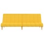 Sofá cama de 2 plazas tela amarillo de , Sofás - Ref: Foro24-375831, Precio: 237,87 €, Descuento: %