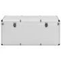 Storage boxes 3 units silver aluminum by vidaXL, Toolboxes - Ref: Foro24-91852, Price: 209,95 €, Discount: %