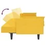 2-seater sofa bed with two yellow fabric pillows by , Sofas - Ref: Foro24-375838, Price: 281,01 €, Discount: %