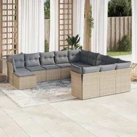 12-piece garden sofa set and brown synthetic rattan cushions by , Garden sets - Ref: Foro24-3250468, Price: 783,00 €, Discoun...
