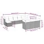 12-teiliges Gartensofa-Set und braune synthetische Rattankissen von , Gartensets - Ref: Foro24-3250468, Preis: 783,00 €, Raba...