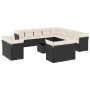 14-piece garden sofa set with black synthetic rattan cushions by , Garden sets - Ref: Foro24-3218556, Price: 835,25 €, Discou...