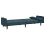 2-Sitzer-Schlafsofa mit zwei blauen Samtkissen von , Sofas - Ref: Foro24-375846, Preis: 274,40 €, Rabatt: %