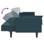 2-seater sofa bed with two blue velvet pillows by , Sofas - Ref: Foro24-375846, Price: 274,40 €, Discount: %