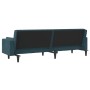 2-Sitzer-Schlafsofa mit zwei blauen Samtkissen von , Sofas - Ref: Foro24-375846, Preis: 274,40 €, Rabatt: %