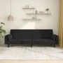 2-seater sofa bed with two black velvet pillows by , Sofas - Ref: Foro24-375850, Price: 270,30 €, Discount: %