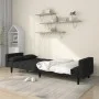2-seater sofa bed with two black velvet pillows by , Sofas - Ref: Foro24-375850, Price: 270,30 €, Discount: %