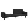 2-seater sofa bed with two black velvet pillows by , Sofas - Ref: Foro24-375850, Price: 270,30 €, Discount: %