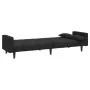 2-seater sofa bed with two black velvet pillows by , Sofas - Ref: Foro24-375850, Price: 270,30 €, Discount: %
