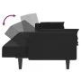 2-seater sofa bed with two black velvet pillows by , Sofas - Ref: Foro24-375850, Price: 270,30 €, Discount: %