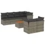 8-piece garden sofa set and gray synthetic rattan cushions by , Garden sets - Ref: Foro24-3223519, Price: 469,52 €, Discount: %